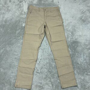 Weatherproof Vintage Mens Beige Regular Taper Performance Flex Pants 32x32 a1159